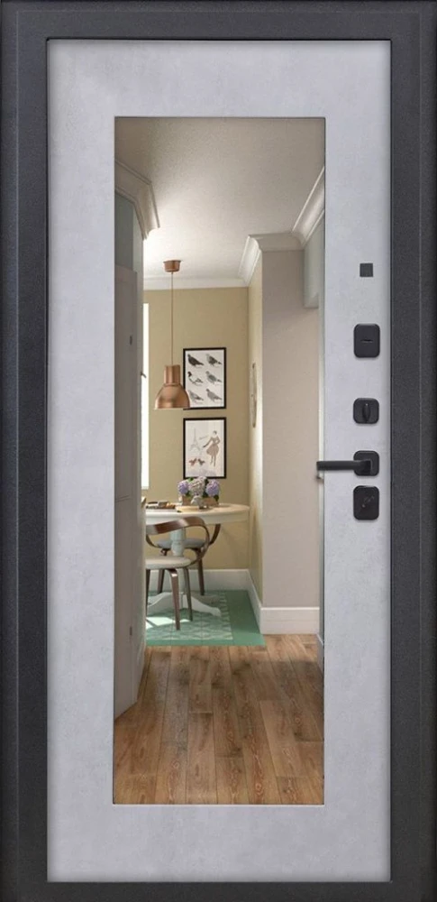 Входная дверь ДвериПРО Rosna ФЛЗ-603 Бетон снежный DPRO200501 внутренняя сторона